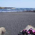Spend the day relaxing on Black Sand Beach